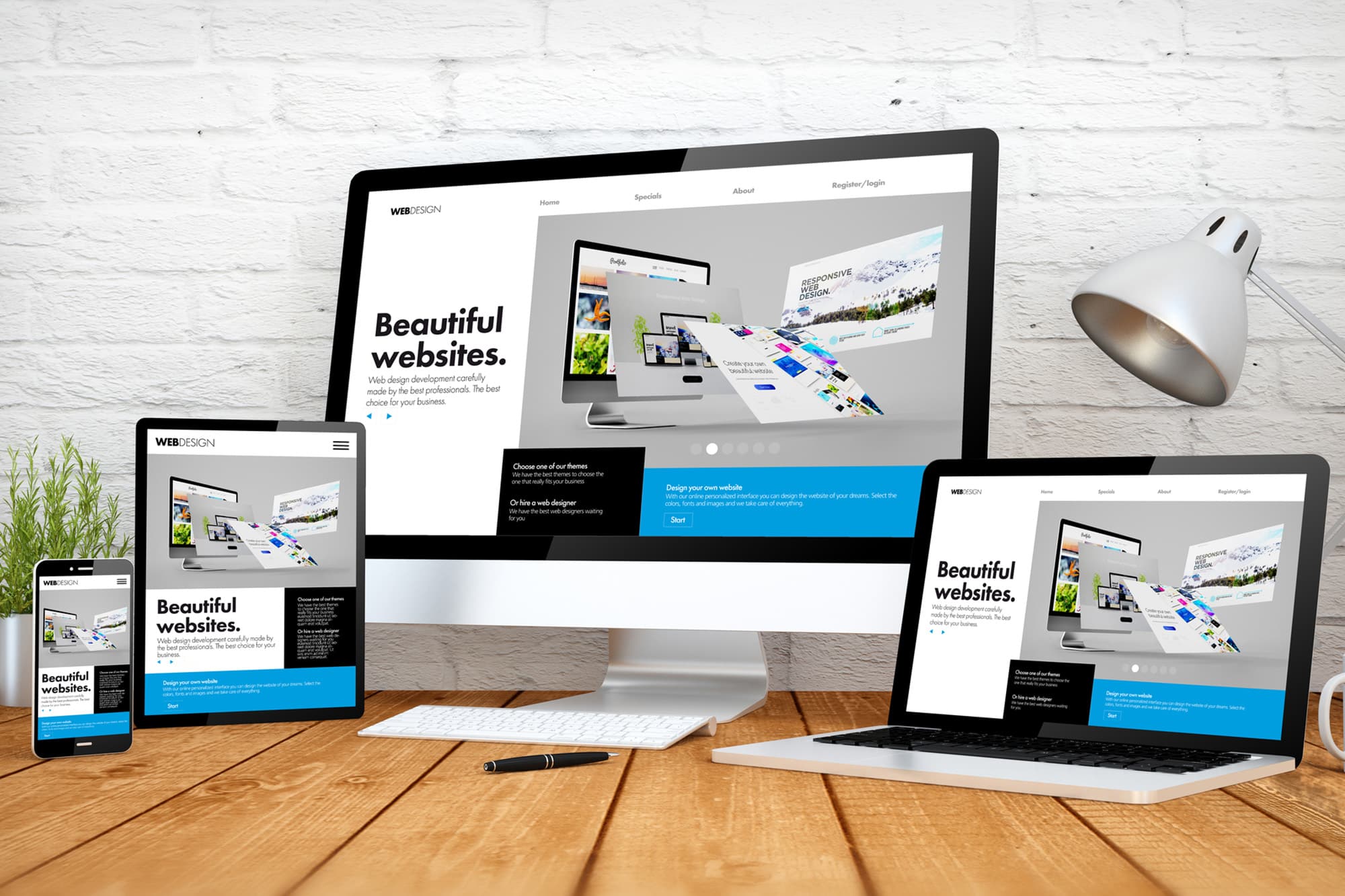 Website development by RealTech